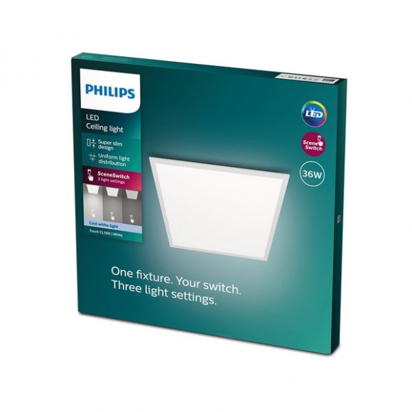 Philips 8719514326705 LED-Panel Super Slim 1x36W | 3600lm | 4000k - weiß