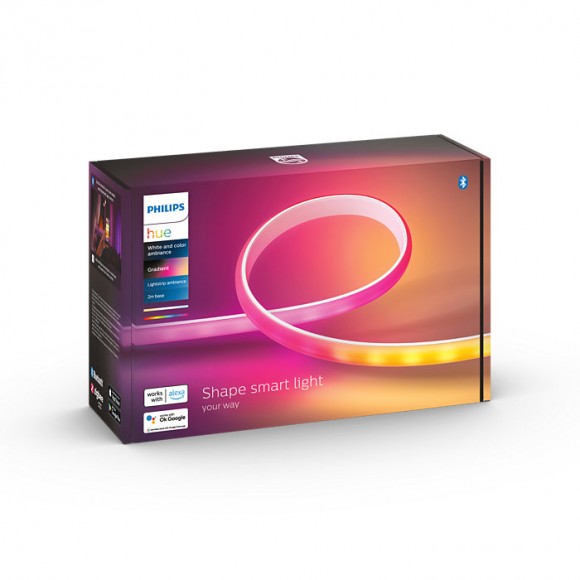Philips Hue 8719514339965 LED-Streifen Gradient 2M 1x20W | 1800lm | 2000-6500K | RGB - White and color Ambiance, dimmbar,