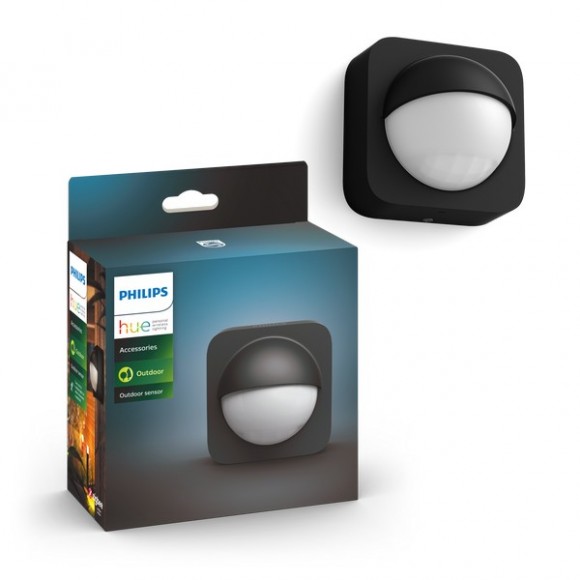 Philips Hue Smart Accessoire 871951434262 Außenbewegungssensor 2xAA | IP54 - schwarz