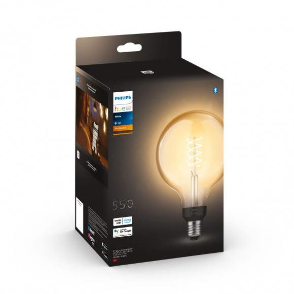 Philips 8719514343023 LED Lampe 1x7W | E27 | 550lm | 2100K - klar