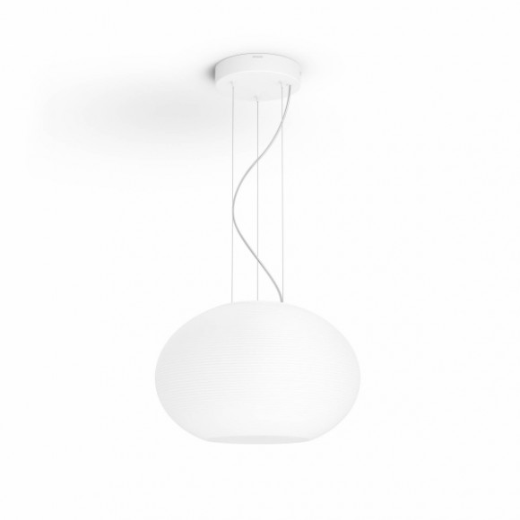 Philips Hue 8719514343528 LED Hängende Deckenleuchte Flourish 1x39,5w | 2550-2750lm | 2000-6500K - White and color Ambiance, dimmbar, Bluetooth, weiß