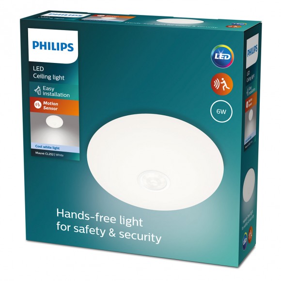 Philips 8719514431829 Mauve LED-Deckenleuchte 1x6W | 640lm | 4000 K - weiß
