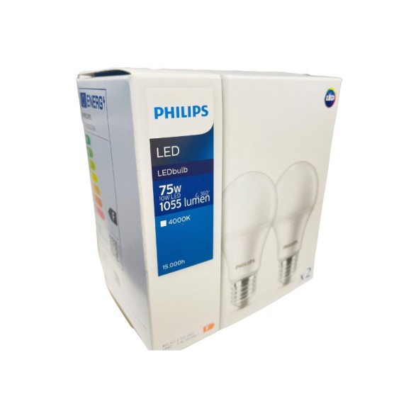 Philips 8719514471016 LED Lampen-Set 2-set | 10W E27 | 1055 lm | 4000K