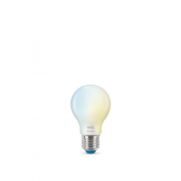 WiZ 8719514552081 Intelligente LED-Glühbirne 1x6 W | E27 | 806lm | 2700-6500K - dimmbar, Tunable White, Mattweiß