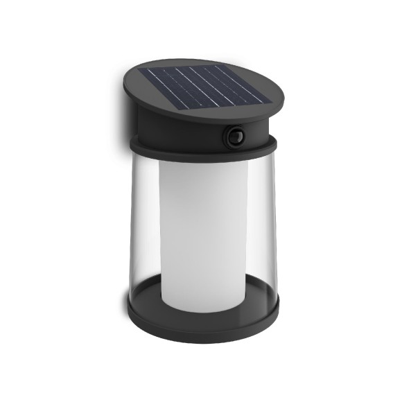 Philips 8720169361942 LED solar Außenwandleuchte Juda  | 3,2W integrierte LED-Quelle | 500lm | 2700K