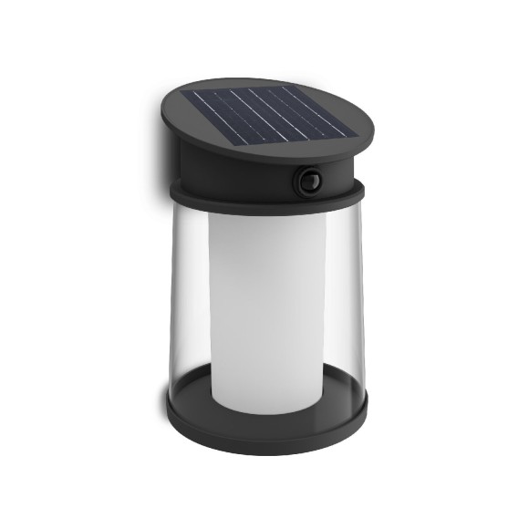 Philips 8720169361966 LED solar Außenwandleuchte Juda  | 3,2W integrierte LED-Quelle | 500lm | 4000K