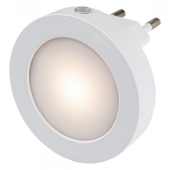 Rabalux 2282 LED Orientierungs-Nachtlampe Pumkin 1x0,5W | 5lm | 3000K - Dämmerungssensor, weiß