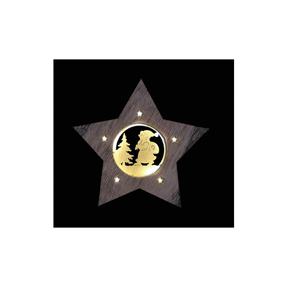 Dekoration aus Holz - Star