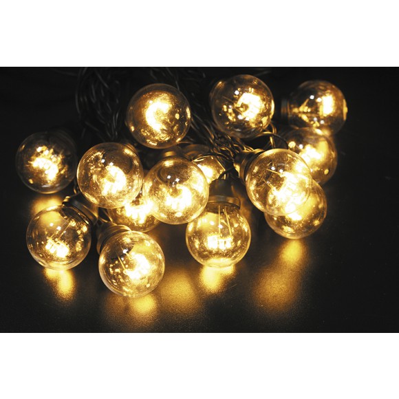 LED Weihnachtslichterkette 120L warm Länge 10 m, IP44 Innen- und Außenbereich