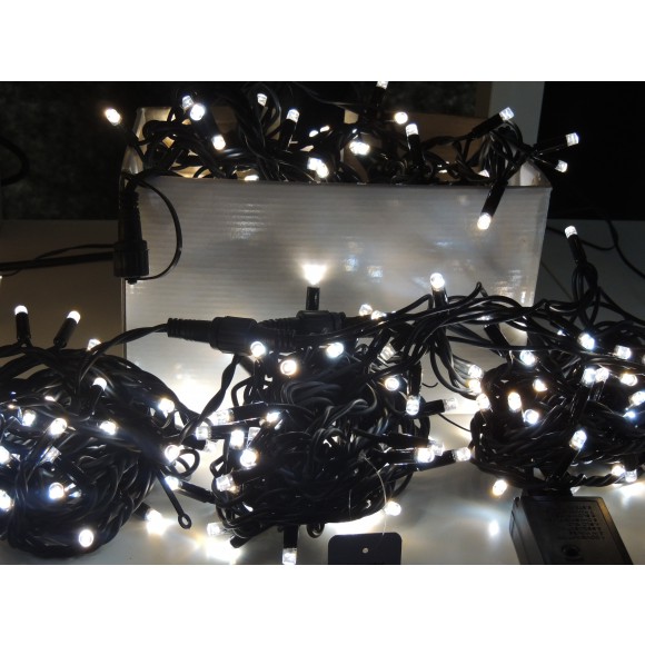 Philips LED Weihnachtslichterkette Schnur 200 L bicolor Länge 20 m, IP44 Innen- und Außenbereich