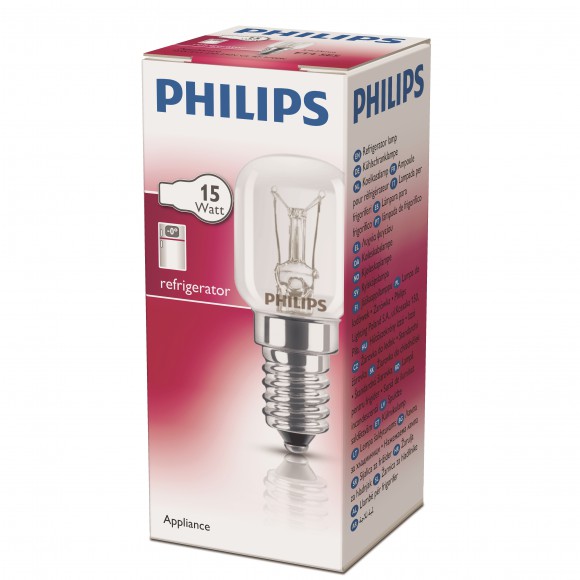 Philips Appl 15W E14 230-240V T25 CL RF 1CT