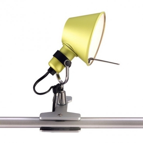 Tischlampe Artemide Tolomeo Pinza E14 46W- gelb