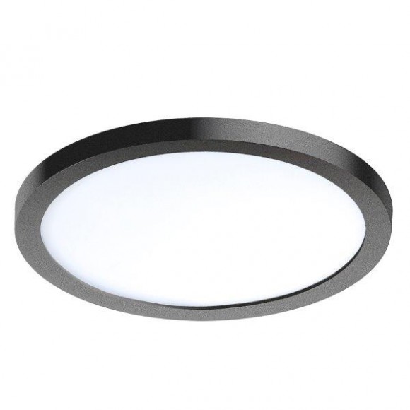 Azzardo AZ2843 LED Deckenleuchte Sl 15 Round 1x12W | 1000lm | 4000K | IP44 - schwarz