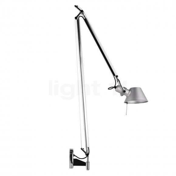 LED Artemide Tolomeo braccio Wandlampe 11W, Aluminium poliert