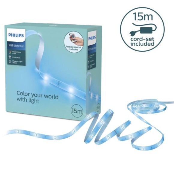 Philips 8720169322530 LED LED-Streifen LIGHTSTRIPS  integrierte LED-Quelle | rgb - farbig | weiß