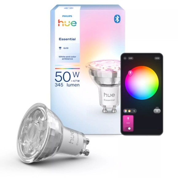 Philips Hue  8720169392427 LED Lampe | 5W GU10 | 345lm | 2200-6500K | Dimmer | weiß