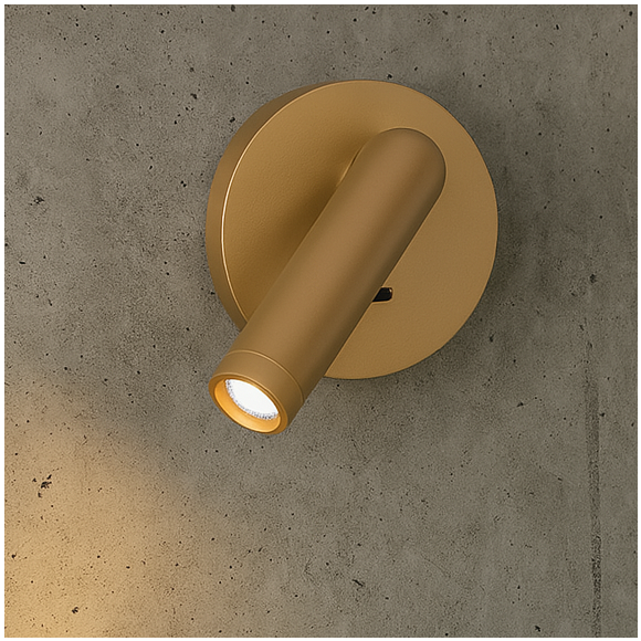 Italux WL-64834-1-GD LED Spot-Wandleuchte Carda | 3W LED | 164lm | 3000K