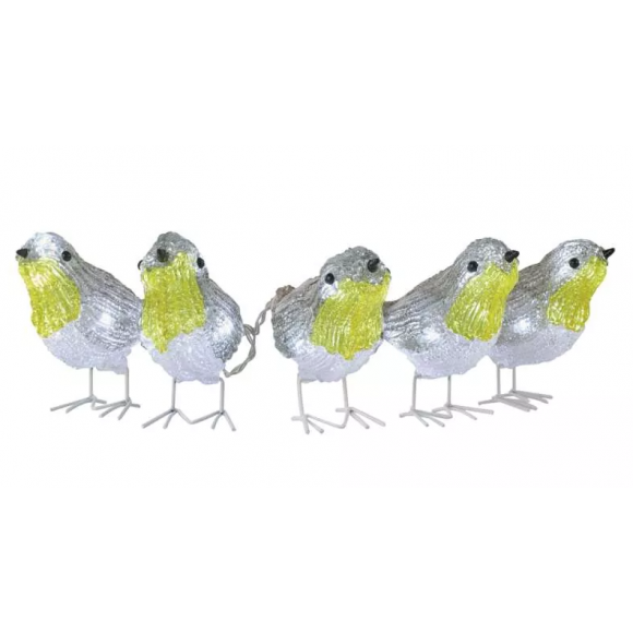 Emos DCFC25 LED-Außenleuchte Dekoration - Vögel 1,5 W | 30 LEDs | IP44 - kaltweiß, klar