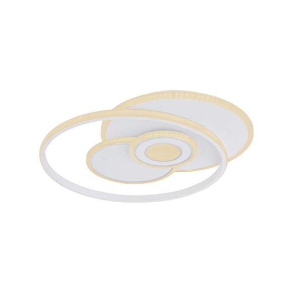 Globo 48442-50 LED-Deckenleuchte Roderick 1x50W | 3600lm | 3000-6000K - dimmbar, Memoryfunktion, Nachtmodus, Fernbedienung, opal, weiß