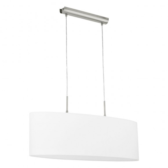 Eglo 31579 Paster Textilien Hängeleuchte 2x60W weiß