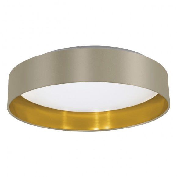 Eglo 31624 MASERLO Textilien Deckenlampe 18W Kamel / gold