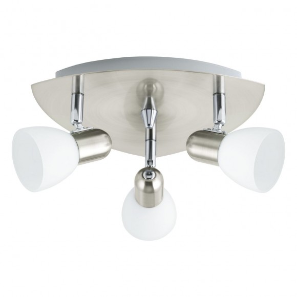 Eglo 90986 Deckenaufbauleuchte Enea 3x40W | E14 - Nickel matt