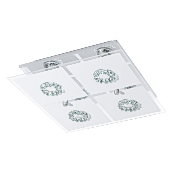 Eglo 93783 RONCATO GU10 4X3W Deckenleuchte, Kristall