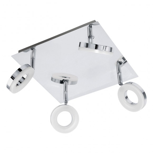 Eglo 94763 Gonar LED-Spot Badezimmer IP44 4X3,8W = 1440lm 3000K