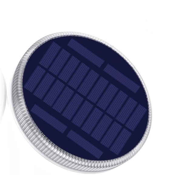 Immax 08494L LED solar Niedervolt-Außenleuchte TERRACE ROUND | 1,5W integrierte LED-Quelle | 15lm | 4000K