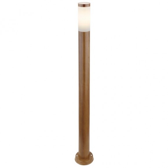 Globo 3159W Gartenleuchte Jaicy 1x60W | E27 | IP44 - Holz, opal