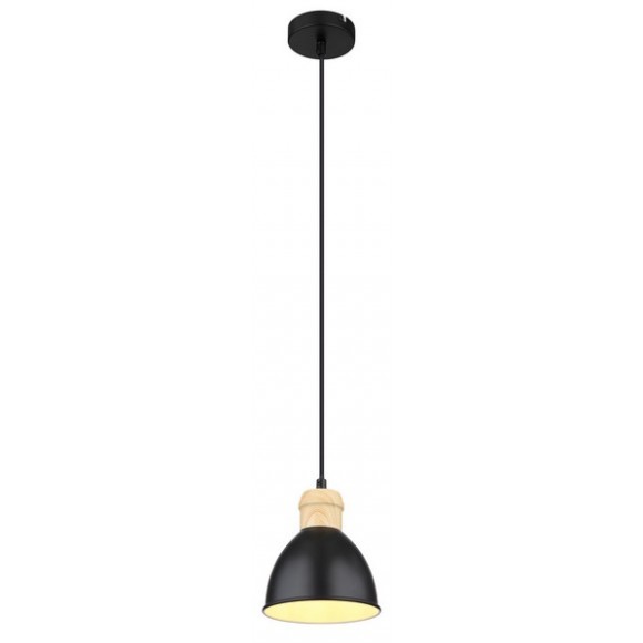 Globo 54018HS Deckenleuchte Wiho 1x40W | E27 - schwarz