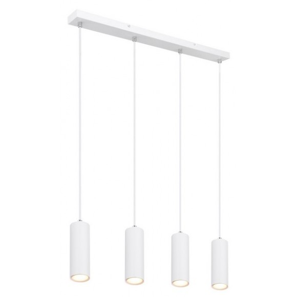 Globo 57911-4HW Pendelleuchte Robby 4x35W | GU10 - weiß