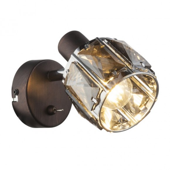 Globo 54357-1B Wandleuchte Indiana 1x40W | E14 - schwarz, gold