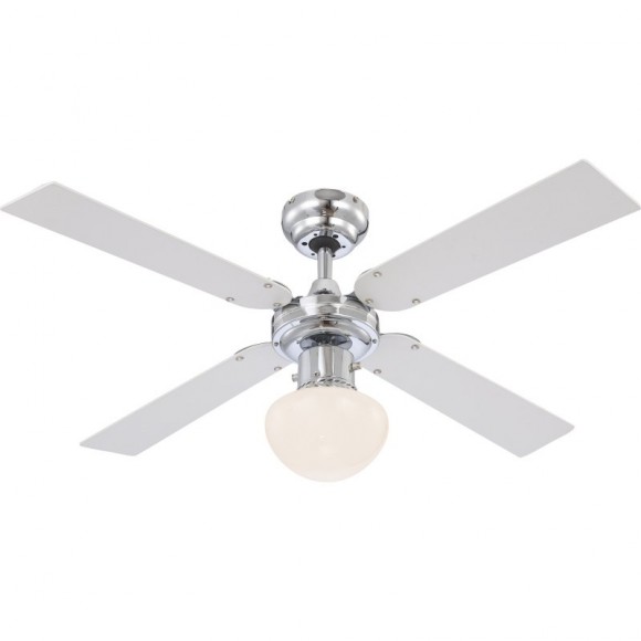 Globo 0330 Deckenleuchte mit Ventilator Champion 1x60W | E27 - Zugschalter