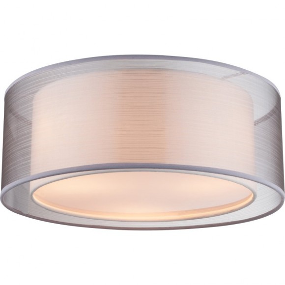 Globo 15190D Deckenleuchte Theo 1x40W| E14 - Nickel, matt, grau