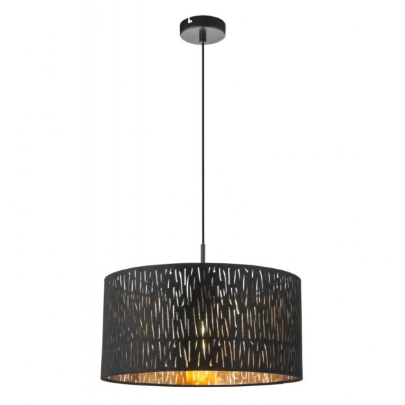 Globo 15264H Pendelleuchte Tuxon 1x60W | E27 - schwarz, gold