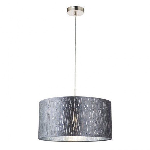 Globo 15265H Pendelleuchte Tarok 1x60W | E27 - silber