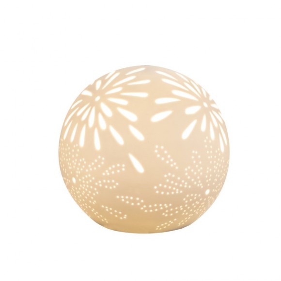 Globo 22803T Tischleuchte Subara 1x25W | E14 - weiß