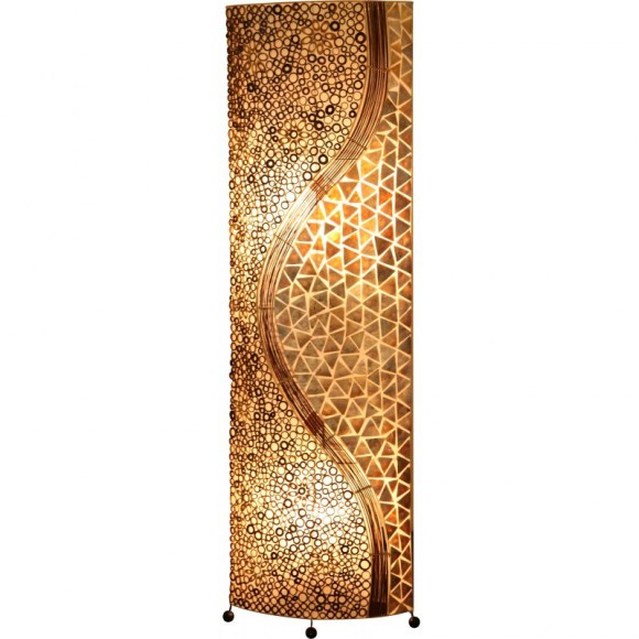 Globo 25824 Stehleuchte Bali 1x60W | E27 - Schalterkörper, braun