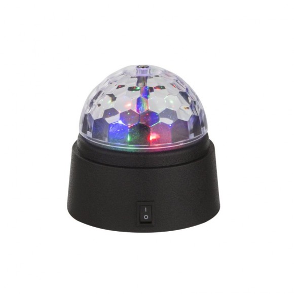 Globo 28014 LED dekorative Tischlampe Disco 6x0,06W - Schalter auf dem Körper, Discoleuchte, ohne Batterien 3xAA