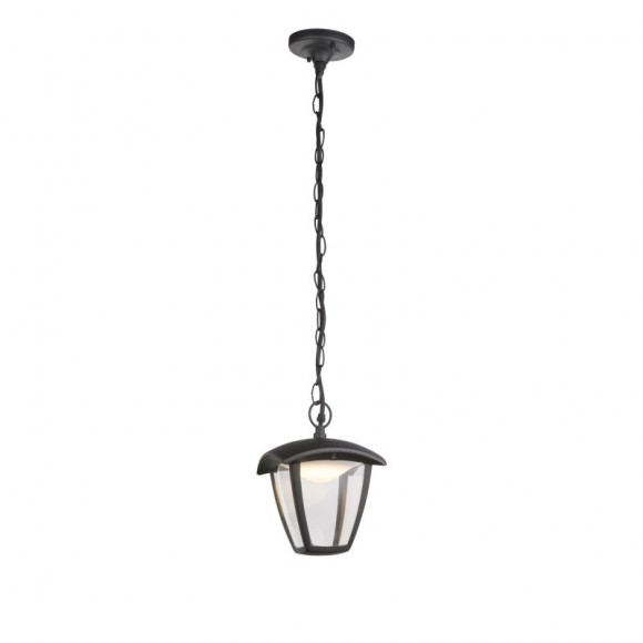 Globo 31829 LED Außen Hängeleuchte Delio 1x7W | 360L | 3000K | IP44 - schwarz