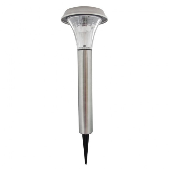 Globo 33237S LED Gartensäule Solar-1x2W | IP44 - Erdspieß, Edelstahl