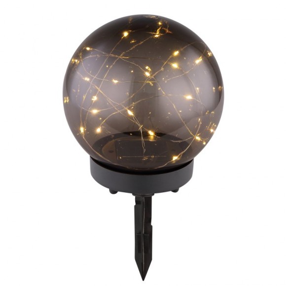 Globo 33805 LED Außen Solarleuchte Solar 20x0,06W | 2700K | IP44 - schwarz