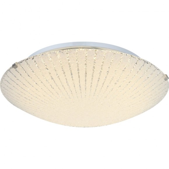 Globo 40447 LED Deckenleuchte Vanilla 1x12W | 900L | 3500K - opal, matt Nickel