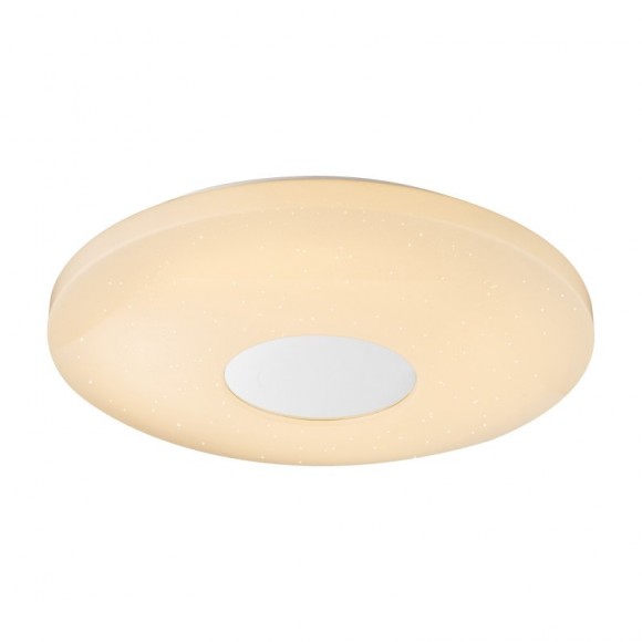 Globo 41336-24 LED Deckenleuchte Turkana 1x24W | 1700L | 3000-6400K - Nachtbeleuchtung, Farbwechsler, Farbfixierung, Fernbedienung, dimmbar, weiß