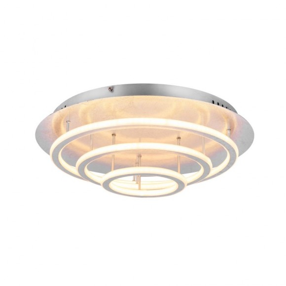 Globo 49252-100S LED Deckenleuchte Arryn 1x90W | 110-3100lm | 3000K-6500K - silber