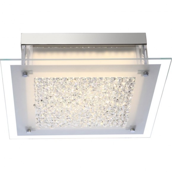 Globo 49311 LED Deckenleuchte Leah 1x17,3W | 1730lm | 4000K - chrom
