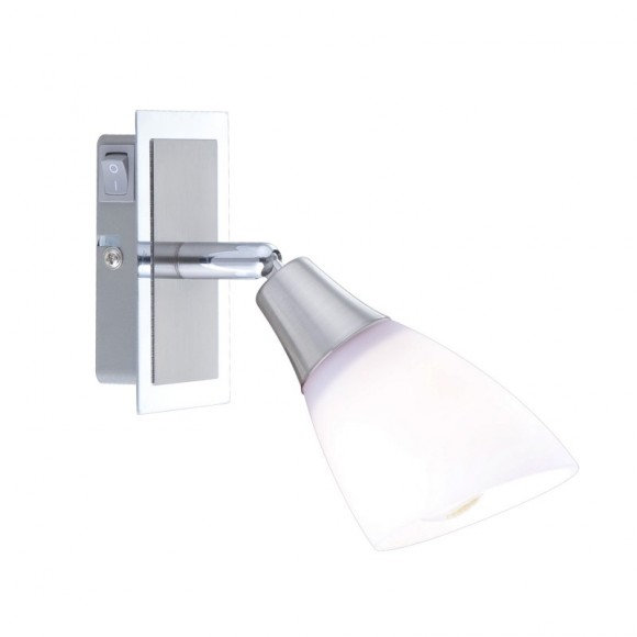 Globo 5450-1 Wandleuchte Frank 1x40W | E14 - matt Nickel, chrom