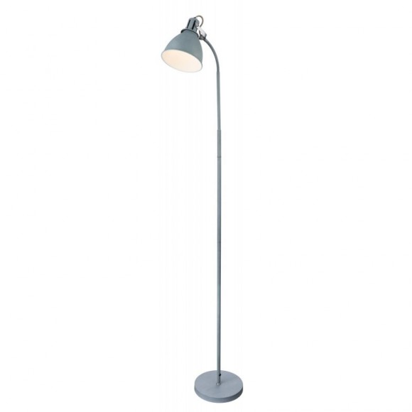 Globo 54646S Stehleuchte Jonas 1x40W | E14 - flexibler Arm, grau