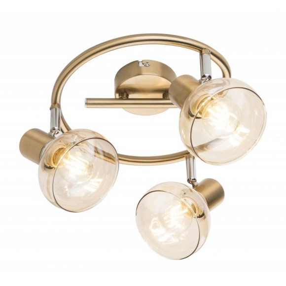 Globo 54922-3 Decken- und Spotleuchte Donto 3x40W | E14 - gold
